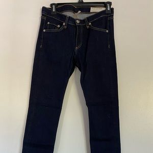 rag & bone Dark Denim Capri Jean